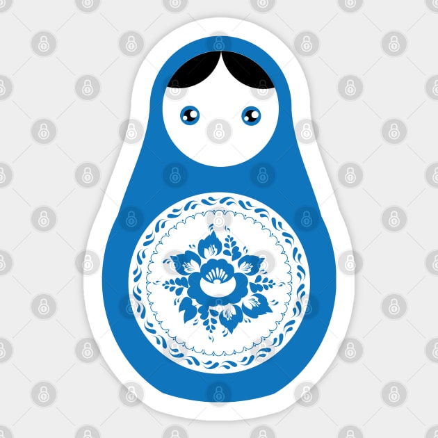 Russian dolls matryoshka Sticker by EkaterinaP